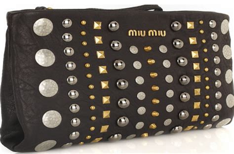 miu miu studded clutch|miumiu clutch bag.